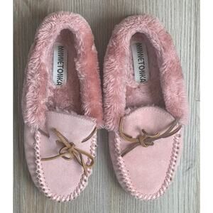 Minnetonka Camp Collar Moc in Pink Blush Size 7